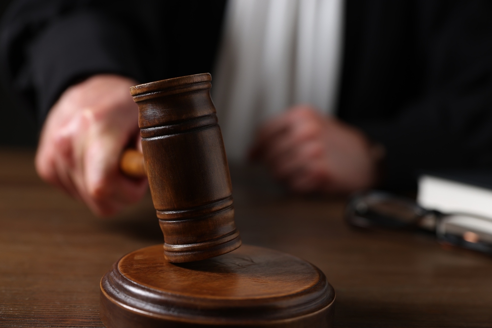 Judge taking a decision